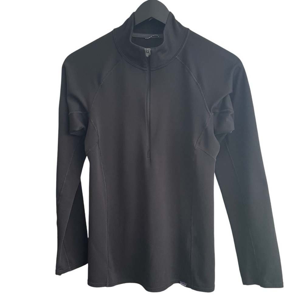 Patagonia Women's Capilene® Midweight Zip-Neck Baselayer Black XS (2-4) - Picture 3 of 10